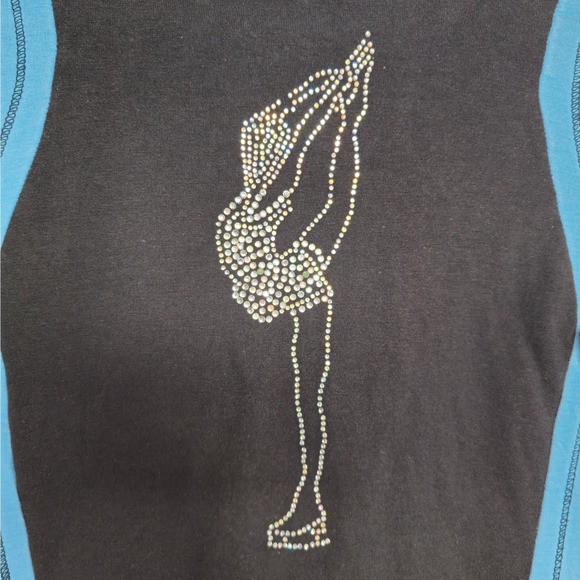Figure Sport Ice Skating Jacket Size XS-12/14 Girls Beillmann Rhinestone - Picture 5 of 11